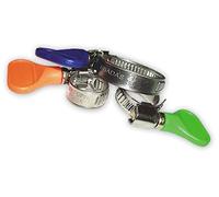 10 x Stainless Steel Hose Clips Pipe Clamps 25-40mm Butterfly No Screwdriver Need