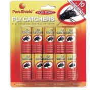 10 x Sticky Fly Bug Wasp Insect Poison Free Paper Trap Catcher Traps Pestshield - 151