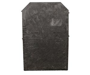 10 x Stone Black Tapco Roof Slate Tile - Lightweight Strong Synthetic Plastic Roofing Shingle (10 Pack)