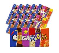 10 x Sugartits - Novelty Funny Chocolate Bar Wrappers Insults Secret Santa Birthday Present Christmas Valentine Rude (Chocolate Bar Not Included)