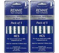 10 x T144D 100mm Long Jigsaw Blades For Straight and Fast Cuts in Wood