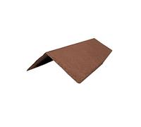10 x Tapco Slate Synthetic Ridge Plastic Roof Apex - Chestnut Brown