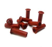 Manthorpe Round Terracotta Drill Weep Vents, Cavity Retaining for Rendered Walls, 10 x