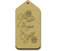 10 x 'The World is Your Oyster' 66mm x 34mm Gift Tags (TG00006411)