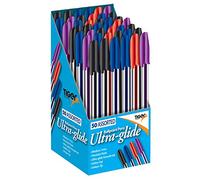 10 x Tiger Ultra-Glide Ballpoint Pens - Blue