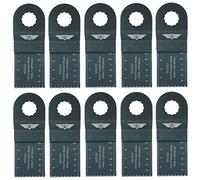 10 x TopsTools WX35J_10 35mm Japan Coarse Cut Blades Compatible with Worx Sonicrafter, Worx 250W, Erbauer Multitool Multi Tool Accessories
