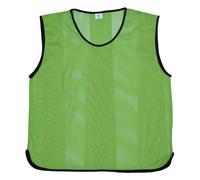 10 X Training Bibs Mesh Football Training Equipment Sports Vest - Quick Dry Football Bibs Adult For Rugby, Cricket, Netball or Basketball Pack of 10 - Ideal Team Practice Vest (Adult Sizes, Green)