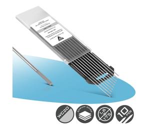 10 x Tungsten Electrodes for TIG welding SIZE 1.6 mm / universal / GREY