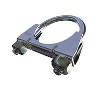 10 x Universal U Bolt Clamps/Heavy Duty Exhaust Clamp/TV Sky Aerial Pipe [ 75mm ]