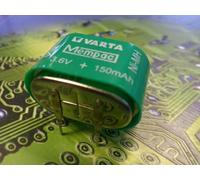10 x VARTA 55615603940 BATTERY MEMPAC PCB NiMH 3CELL 3.6V 150mAH 150H
