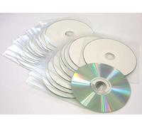 10 x Vision Media® Full Face White Printable DVD-R 16x - inc Plastic Wallets