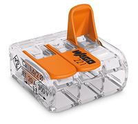 10 x Wago lever splice connector 221 Series 221-413 3 way terminal