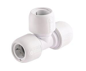 10 x Wavin Hep2O 22mm equal tees. Pushfit. HD10/22W
