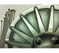 10 x WHEEL CAP COVERS TRIMS SECURE STRONG CABLE SILVER TIES ANTI THEFT ZIP TIES