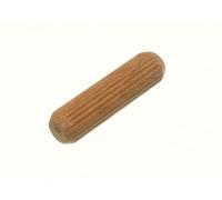 10 x Wooden DOWELS Hardwood GROOVED Fluted Wood PINS M8 X 25MM