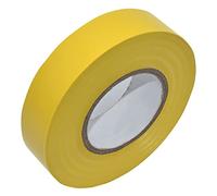10 x Yellow Electrical PVC Insulation/Insulating Tape 19mm x 20m - Flame Retardant