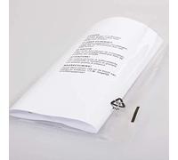 10"x12" Inches / 25.4x30.5cm FBA Compliant Poly Bags Self Seal Clear Small Medium Big Extra Large Size Garment Clothing Packing Packaging Bag With Suffocation Warning TGL MAILING (PACK OF 50)