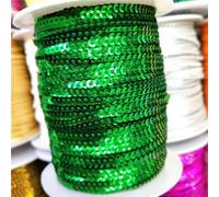 10 Yards 3mm Sequins Trim Scrapbooking Sewing for Crafts Paillette Ribbon Flake String Spangle DIY Clothing