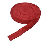 10 Yards Fold Over Elastic Stretch, Braided Elastic Ribbon for Hair Ties Headbands, Available in Various of Colours (Red, 5/8in)