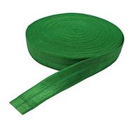 10 Yards Fold Over Elastic Stretch, Braided Elastic Ribbon for Hair Ties Headbands, Available in Various of Colours (Green, 5/8in)