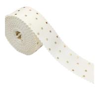 10 Yards Printed Gold Little Stars Grosgrain Ribbon Lace for Hair Bows DIY Crafts Handmade Accessories(Color-02)