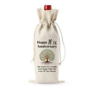 10 Year Anniversary Gifts 10th Anniversary Party Decor Gift for Wife Husband Happy Anniversary Wine Bag Valentine Christmas Thanksgiving Gifts for Couples kitchen