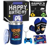 10 Year Old Boy Birthday Gift Ideas, Funny Gamer Birthday Gift Set for 10th Boys, Ten Gamepad Gifts Ideas for Boys Son Grandson Nephew Friend Video Game Lovers