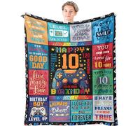 10 Year Old Boy Gift Ideas Blanket 60"x50", 10 Year Old Boy Gifts, Gifts for 10 Year Old Boy, Birthday Gift for 10 Year Old Boy, 10th Birthday Gifts for Boys, 10th Birthday Decorations for Boy