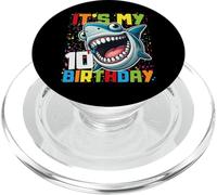 10 Year Old Kids Shark Birthday Gifting Ideas 10th Ten Year PopSockets PopGrip for MagSafe