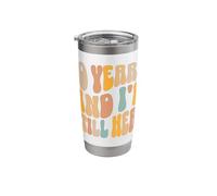 10 Years and I'm Still Here 10th Work Anniversary Employee Stainless Steel Insulated Tumbler