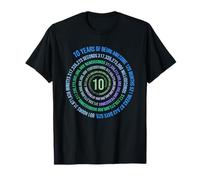 10 Years Birthday Helix 10 Year Boys Girls Birthday T-Shirt