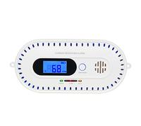 10 Years life sensor Carbon Monoxide Alarm Detector, LCD Digital Display CO Alarm Detector with Battery Operated to conforms to EN50291 Standard for home
