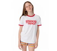(10 Years) Stranger Things Short Sleeve Short Leg Pyjama Set (Unisex Kids Multicoloured)