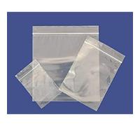 100 1.5" x 2.5" GRIPWELL® Grip Seal Bags | Reusable Clear Plastic Bags | Strong Resealable Zip Lock | Polythene Packaging for Food Storage Jewellery Medicine Herbs 3.7cm x 6.2cm