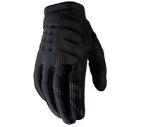 100% Brisker Cold Weather Youth Long Finger Cycling Gloves AW22 Black