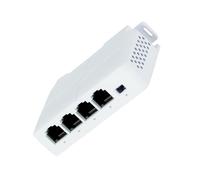 100 / 1000Mbps Gigabit 4 Port POEs Networking Extender Featuring Rails Mount for Indoor Use Supporting 250M Distance Power Over Ethernet Extender