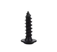 100-1000pcs PWA Nickel Plated Black Carbon Steel Cross Round Head Self Tapping Screw M1.7 M2 .3 .6 M3 .5 M4 M5(Black/14mm,M3-400pcs)