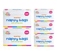 100-1000x Disposable Scented Nappy Bags With Tie Handle Fragranced Baby Diaper Changing Bin UK FREE P&P (10)