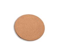 100 * 10mm Round Coaster Absorbent Trivet Made of Cork for Glasses Plants Mugs Drinks Pans