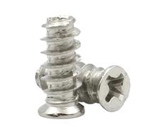 100/10pcs/lot M5*8mm/10mm/12mm/14mm/16mm Computer Case Cooling Fan Mount Screw Small Head Heat Dissipation Screws Fixer(Nickel Plated,M5-14mm(10pcs))