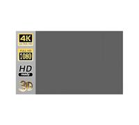 100/120 inch 16:9 Metal Projector Screen, Anti-Glare 2.6 Gain 4K HD 3D, Foldable Portable Wall Screen for Home Theater(60 inch)