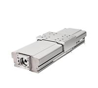 100-130mm width fully enclosed modular linear guideway with dust cover, slide platform, 100-1000mm travel, QMF130-60 servo motor(900mm Stroke SFU1610)