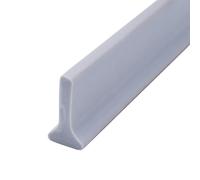 100/150/200/250/300cm Silicone Bathroom Water Barrier Shower Non-Slip Dry Wet Separation Bendable Floor Stopper(Gray 1m)