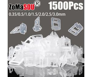 100-1500Pcs Tile Leveling System Clips Spacers Tile Laying Construction Tool