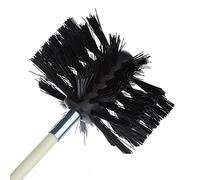 100/150mm Chimney Sweep Brush,Chimney Dryer Vent Cleaning Brush, Dry Duct Sweep Tool Bristle Head Nylon for Dryer Vent Cleaning