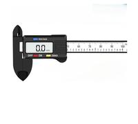100/150mm Digital Caliper Vernier Caliper Gauge Measuring Tool for Carpentry Tools with Carbon Fiber Dial and Electronic Ruler Precision Metalworking(Digital Black 100mm)
