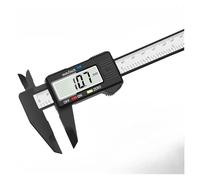 100/150mm Digital Caliper Vernier Caliper Gauge Measuring Tool for Carpentry Tools with Carbon Fiber Dial and Electronic Ruler Precision Metalworking(Digital Black 150mm)