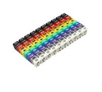 100/150pcs Cable Markers Colourful Digital Wire Numbering Marker Number Tag Label Tube(2.5mm)