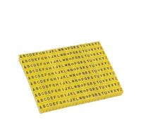 100/150Pcs Marker Label Network Number Tidy Marking Stuck Cord Sleeve for Marking Wires,Cable Management(1.5mm2 150Pcs)