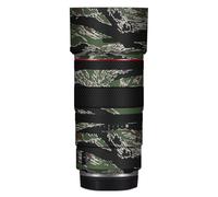 100 2.8 Lens Cap Skin Anti-Scratch Camera Sticker for Canon RF 100mm F2.8 Macro Protective Wrap Film Decal(Tiger Stripe Camo)